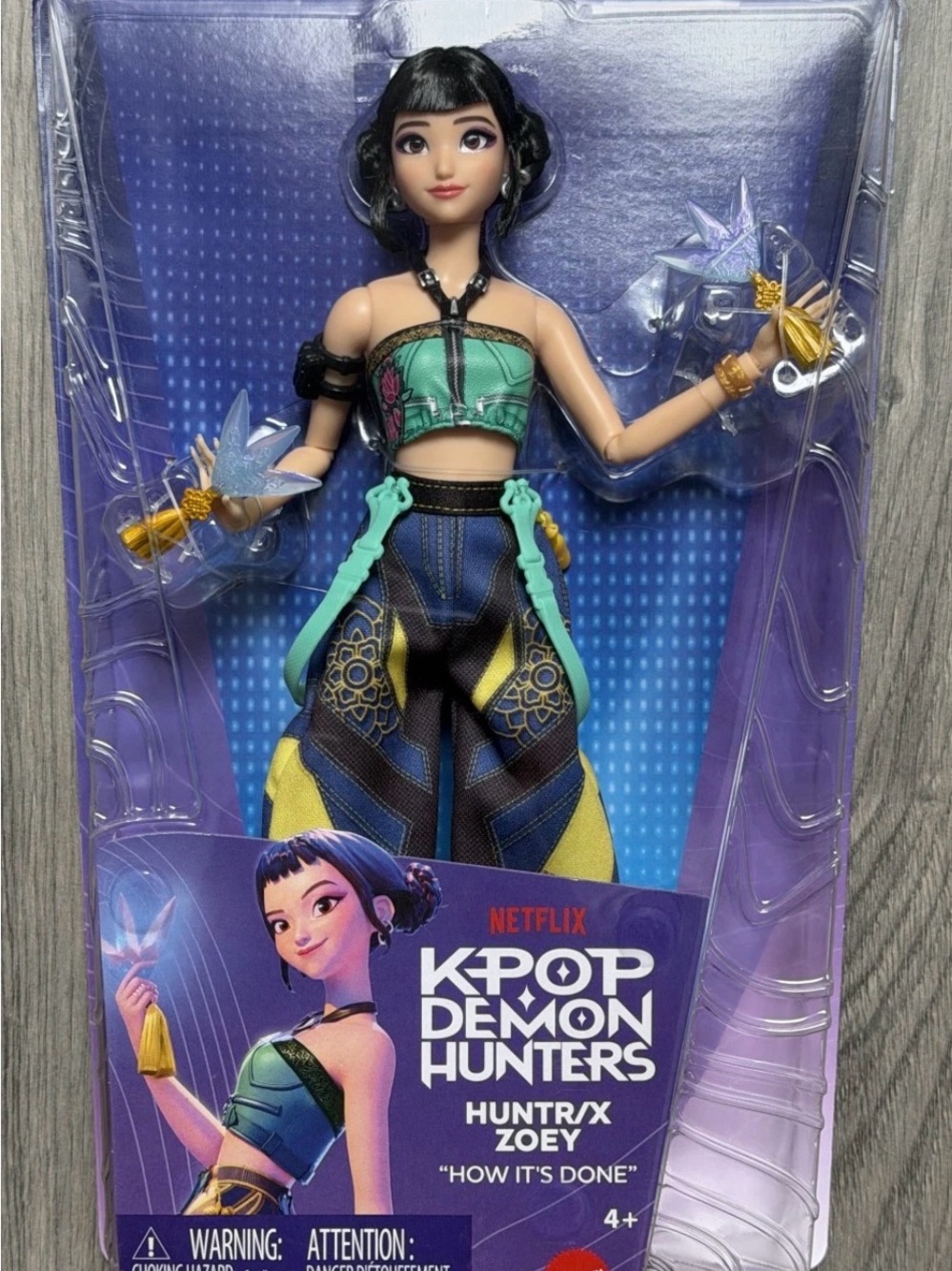KPop Demon Hunters HUNTR/X Zoey How It's Done Fashion Doll Mattel Netflix NEW